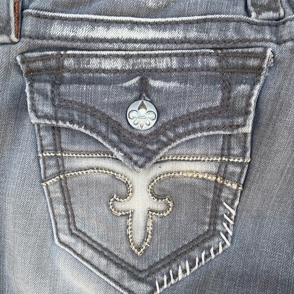 Women’s Gray Rock Revival Jeans - Size 28 - Picture 8 of 8